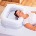 Cargar la imagen en la vista de la galería, Lava cabezas Inflable Ergonómico para Cama - Juby Care