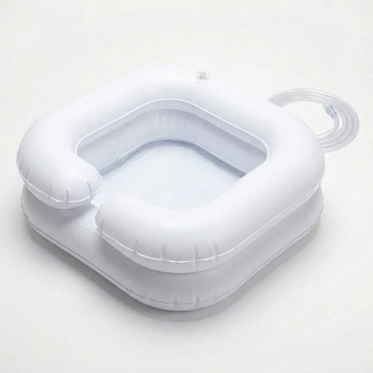 Lava cabezas Inflable Ergonómico para Cama - Juby Care