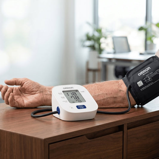 Tensiómetro de brazo digital: Monitoreo de presión y pulso - Juby Care